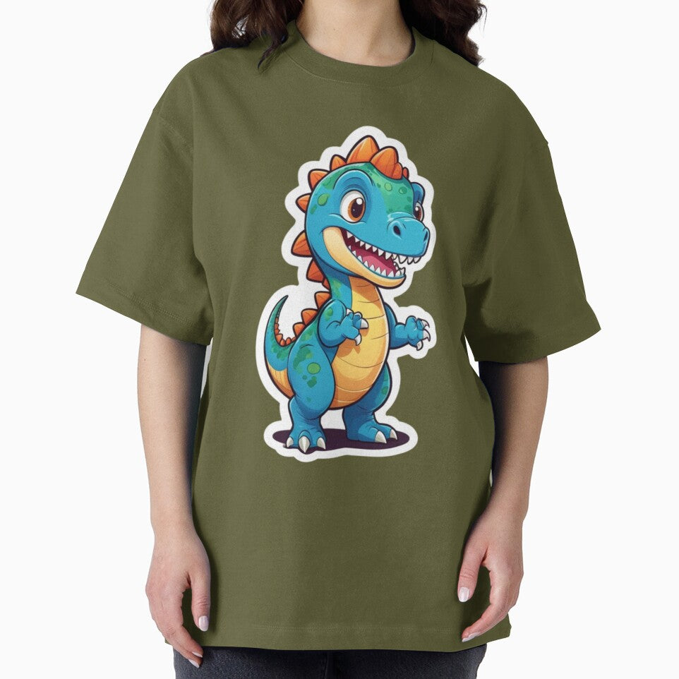 cute blue dinosaur sticker by KIDS-PRINTS T-Shirts, Hoodie, Sweatshirt | BlankRebels.com (Image 2)