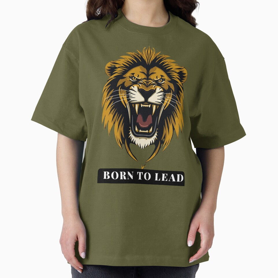 Born to Lead – Fierce Lion Motivation Art by Ashish66K