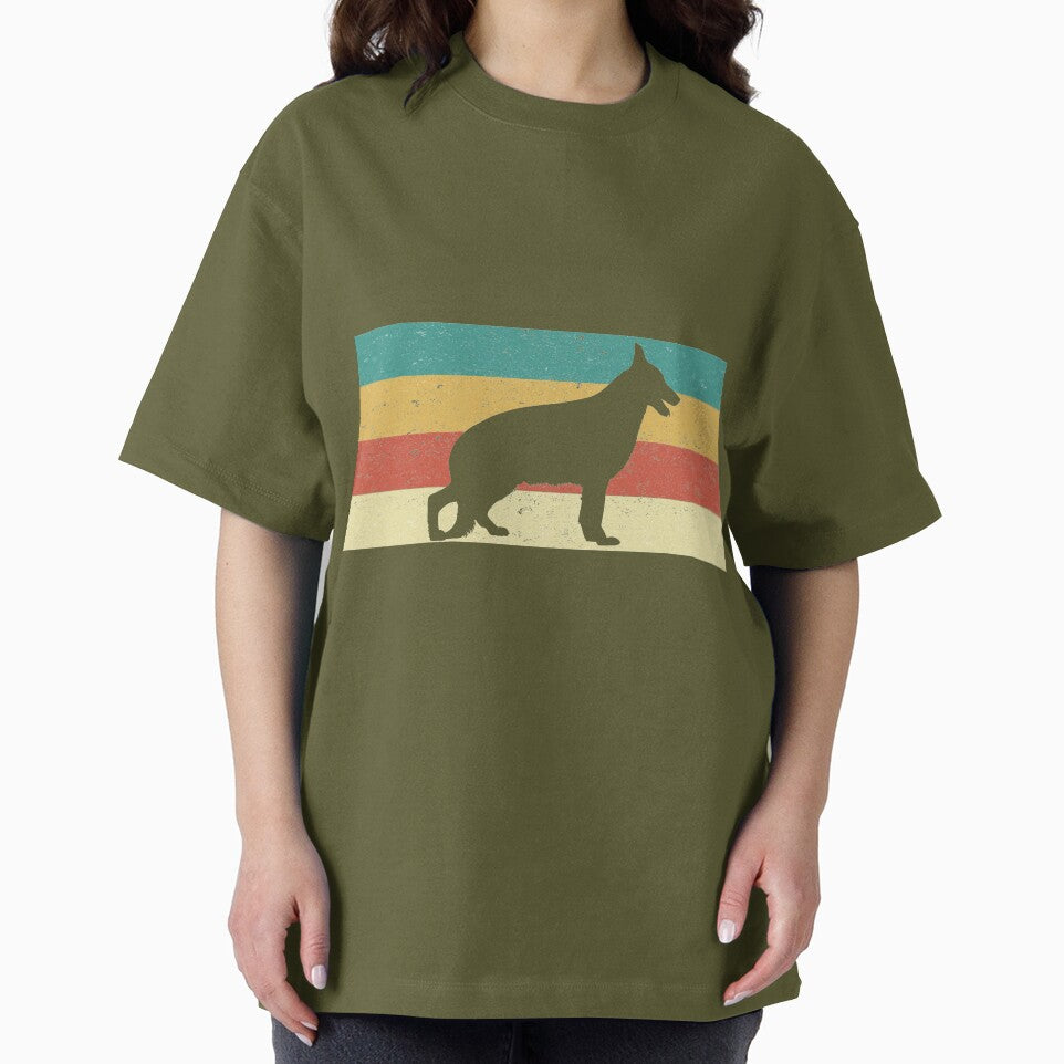 Funny  shepherd dog  gift  retro vintage  t shirt by mohmmed22