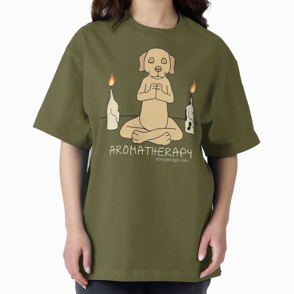 Dog Aromatherapy Meditation Funny Cartoon Dark by ironydesigns T-Shirts, Hoodie, Sweatshirt | BlankRebels.com (Image 2)