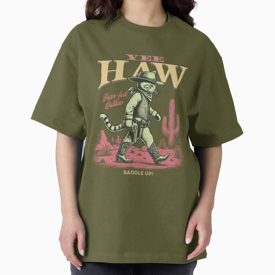Cowboy cat with attitude! by PrettyPinkSkies T-Shirts, Hoodie, Sweatshirt | BlankRebels.com (Image 2)