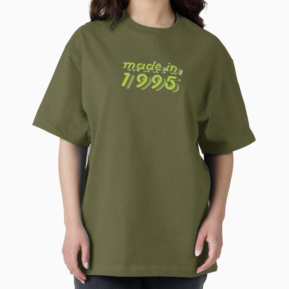 Made in 1995 (Green&Grey) by ipiapacs T-Shirts, Hoodie, Sweatshirt | BlankRebels.com (Image 2)