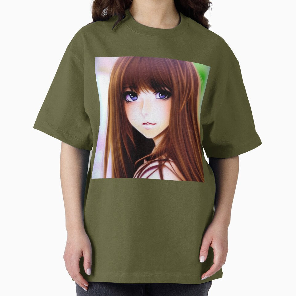 Manga Girl Brunette Manga Girl Brown Hair Manga Girl Manga T-Shirts, Hoodie, Sweatshirt