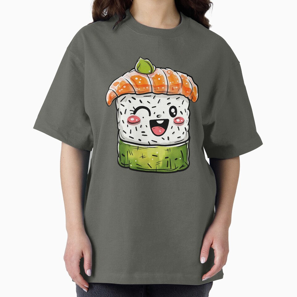 Happy Sushi Japanese Food Lover by dharanna T-Shirts, Hoodie, Sweatshirt | BlankRebels.com (Image 2)