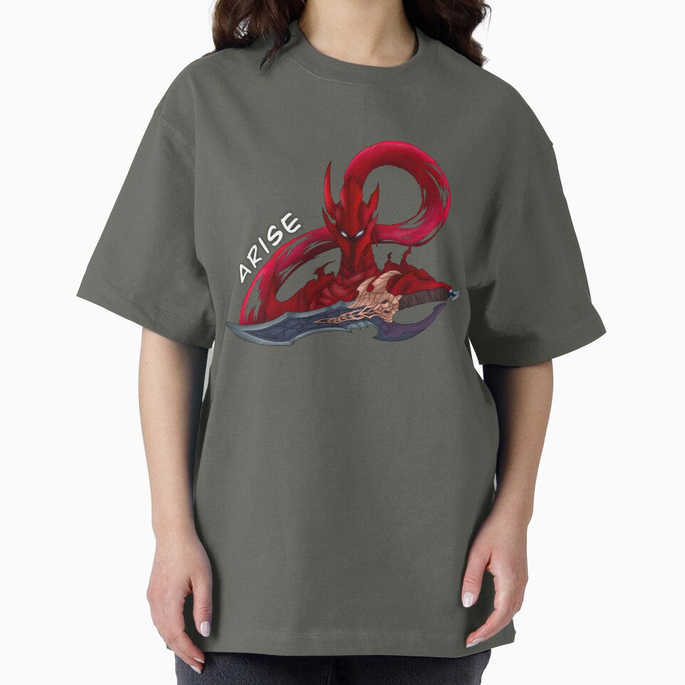 Arise – Dark Fantasy Demon Warrior Illustration by MienKsiU T-Shirts, Hoodie, Sweatshirt | BlankRebels.com (Image 2)
