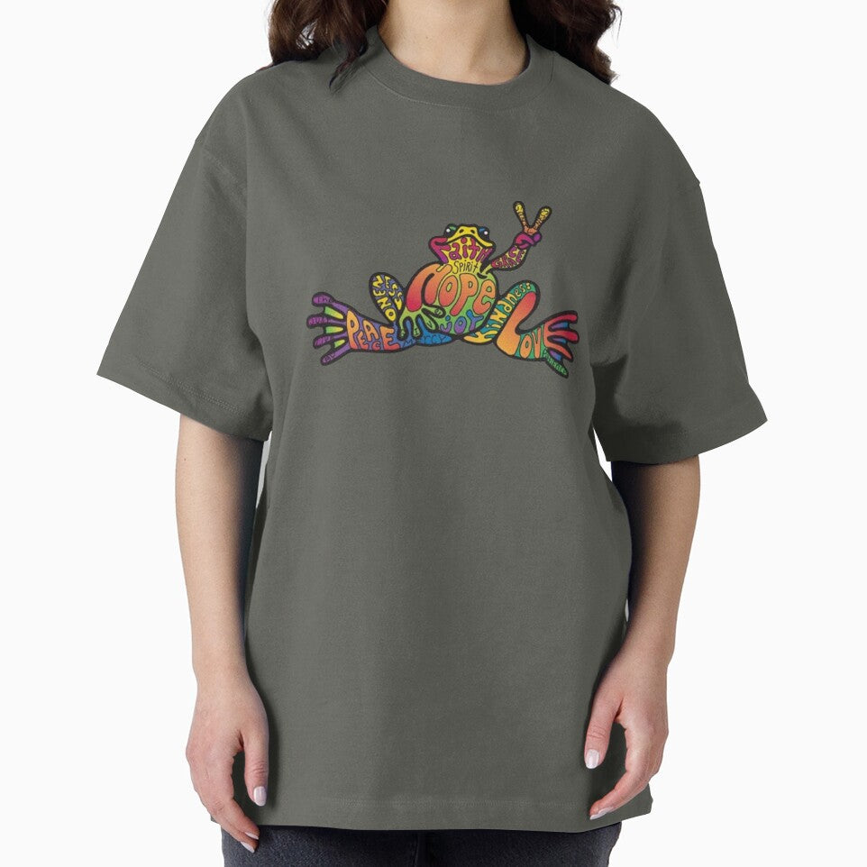 Peace hope faith frog by outlaw70 T-Shirts, Hoodie, Sweatshirt | BlankRebels.com (Image 2)