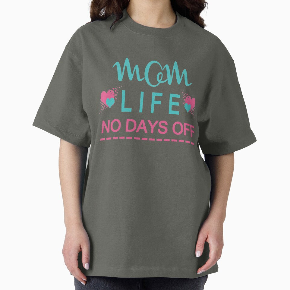 Mom Life No Days Off : Funny Mothers Day Gift by FunnyDSN T-Shirts, Hoodie, Sweatshirt | BlankRebels.com (Image 2)