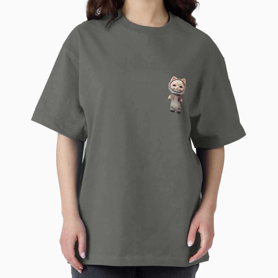 Cute Cat Astronaut by Cybronauts T-Shirts, Hoodie, Sweatshirt | BlankRebels.com (Image 2)