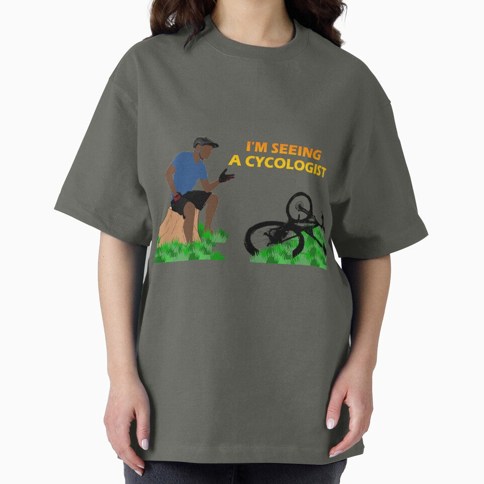 I'm Seeing a Cycologist Mountain Bike Humor by jmsharley T-Shirts, Hoodie, Sweatshirt | BlankRebels.com (Image 2)