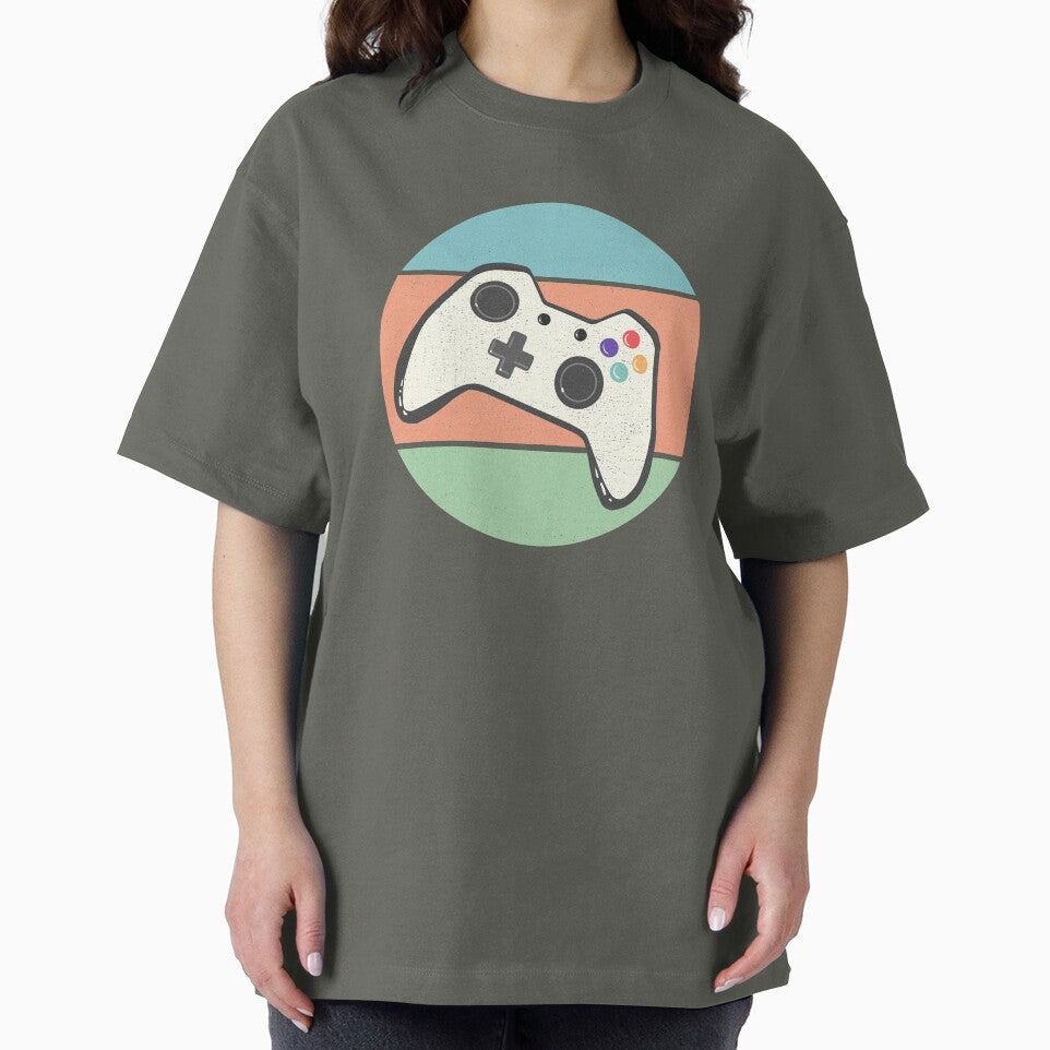 Retro White Game Controller by Desha001 T-Shirts, Hoodie, Sweatshirt | BlankRebels.com (Image 2)