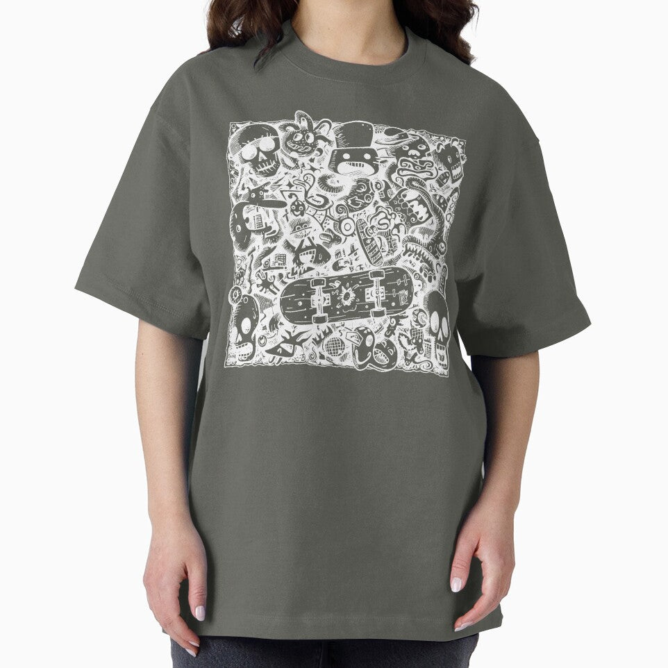 Skateboard Doodle Art T-Shirts, Hoodie, Sweatshirt