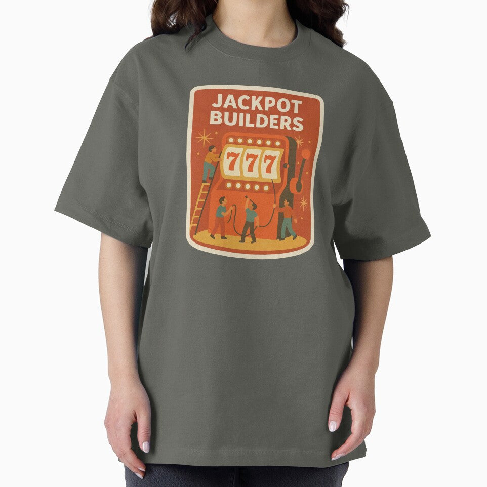 Jackpot Builders – Vintage Casino Sticker by Tiny Joy World T-Shirts, Hoodie, Sweatshirt | BlankRebels.com (Image 2)