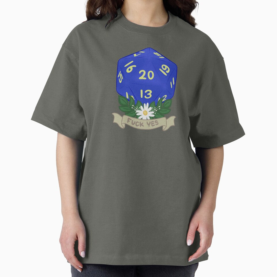 d20 Fuck Yes by rawrimamidget T-Shirts, Hoodie, Sweatshirt | BlankRebels.com (Image 2)