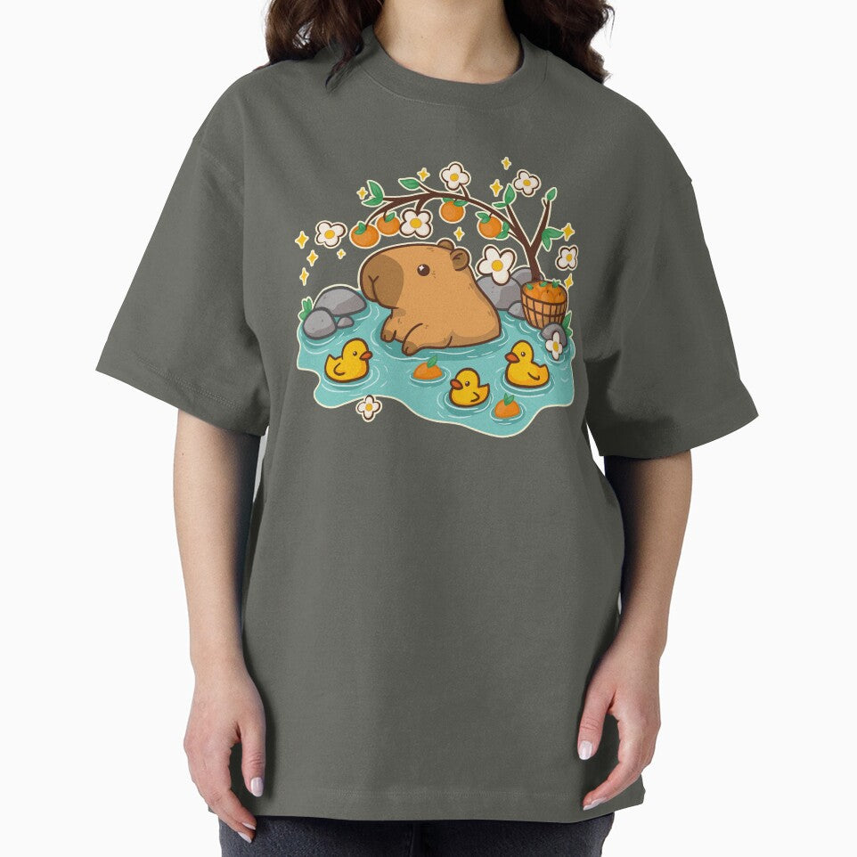 capybara springs by hunnydoll T-Shirts, Hoodie, Sweatshirt | BlankRebels.com (Image 2)
