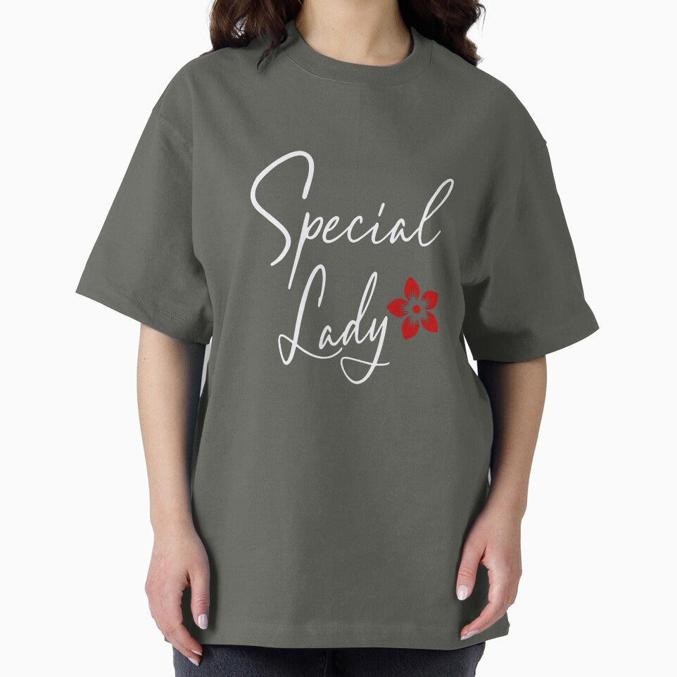 Special Lady Red Flower Design – Cute Feminine Floral Artwork, Perfect Gift for Women, Girls, Friends, Elegant Graphic by MagicShop3000
