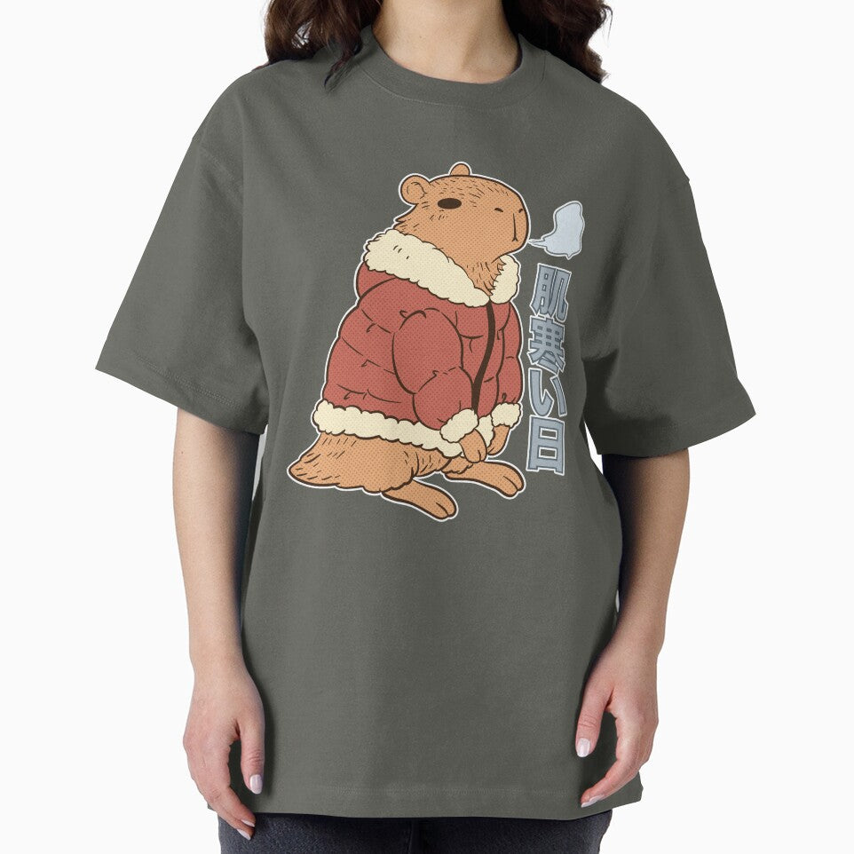 chilly capybara by hunnydoll T-Shirts, Hoodie, Sweatshirt | BlankRebels.com (Image 2)