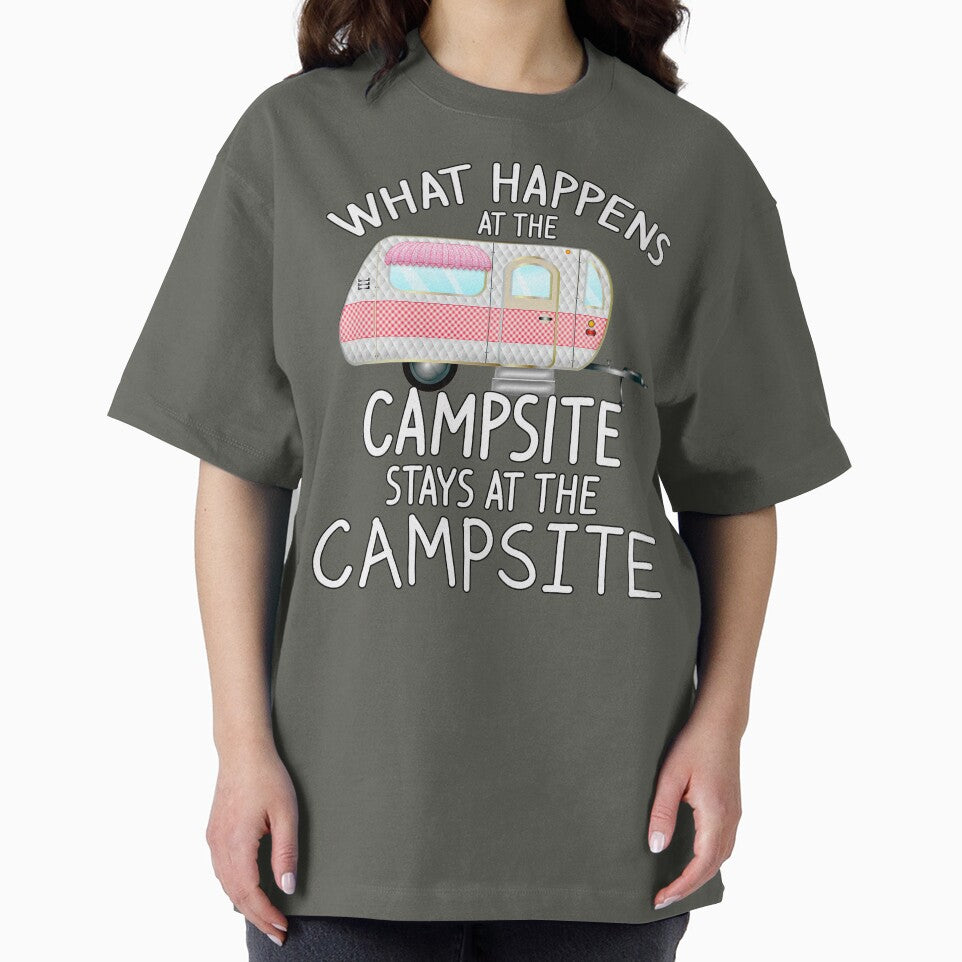 What Happens at the Campsite - Cool Camping Stuff by 3QuartersToday T-Shirts, Hoodie, Sweatshirt | BlankRebels.com (Image 2)