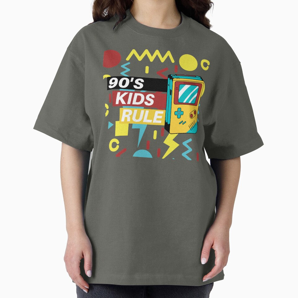 90's kids rule by Bookish Dragon T-Shirts, Hoodie, Sweatshirt | BlankRebels.com (Image 2)