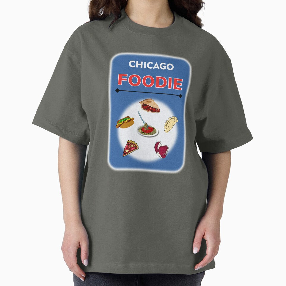 Chicago Foodie - Light Blue Background by ThisNThatImages T-Shirts, Hoodie, Sweatshirt | BlankRebels.com (Image 2)