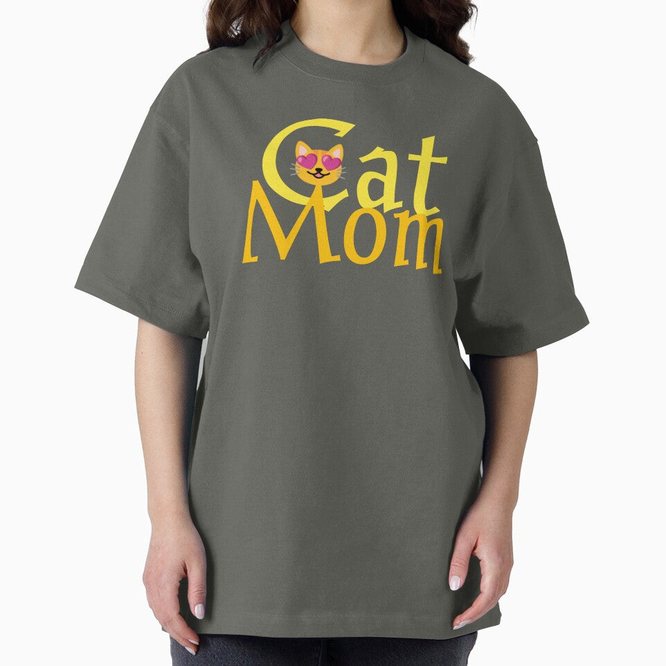 Cat Mom Heart Eyes Moon - Cute Cat Lover Gift for Women by Faali950 T-Shirts, Hoodie, Sweatshirt | BlankRebels.com (Image 2)