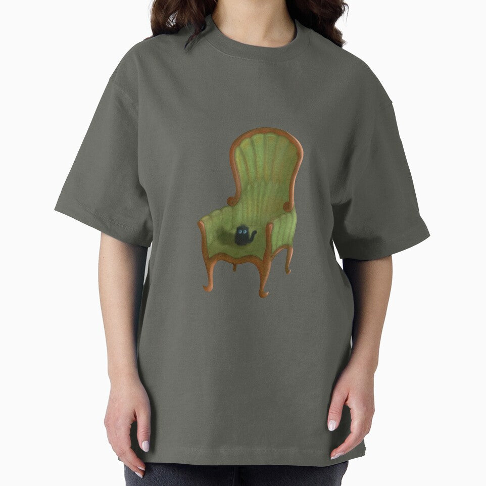Cute Small Cat on a Chair by janaamilo T-Shirts, Hoodie, Sweatshirt | BlankRebels.com (Image 2)