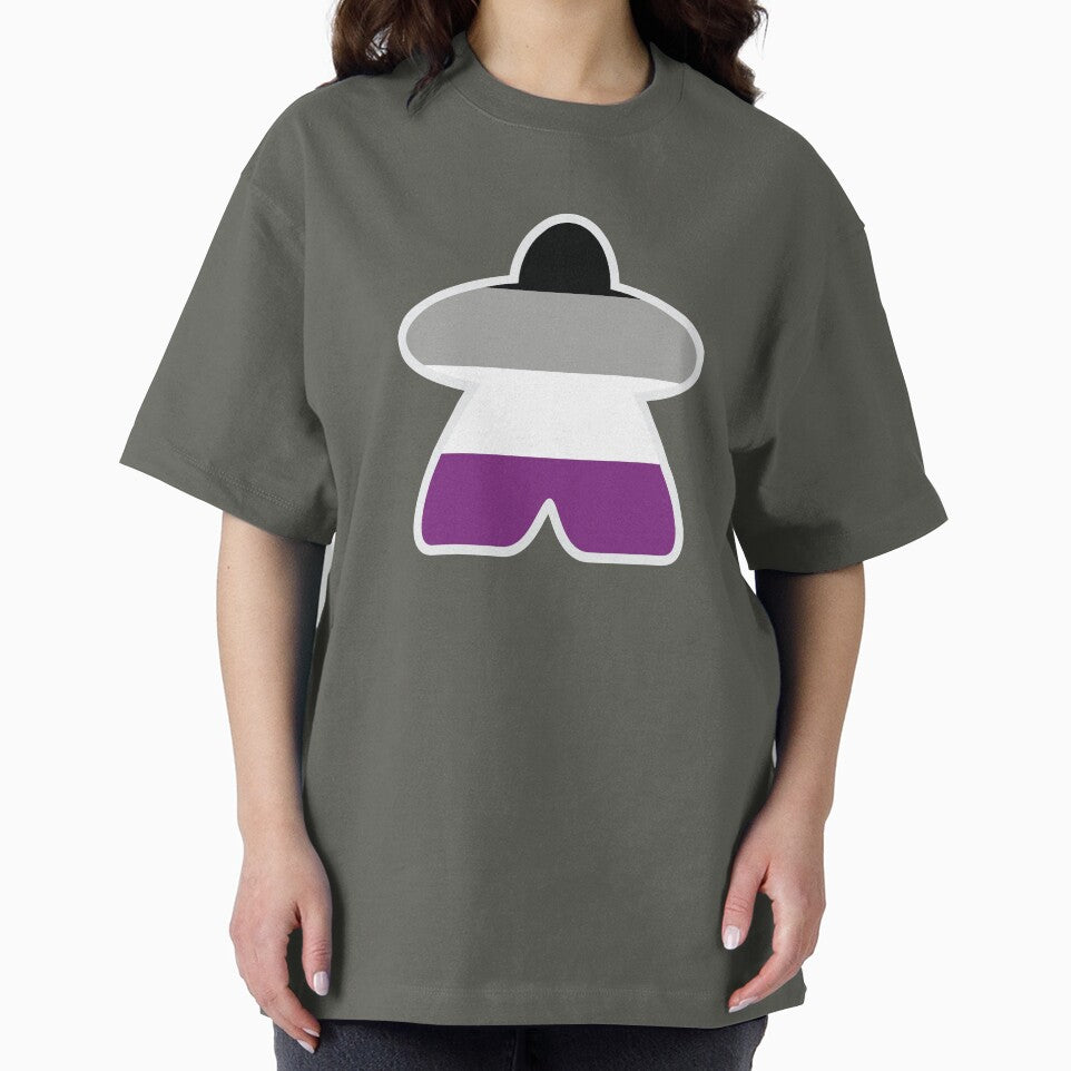 Asexual Meeple by brainthought T-Shirts, Hoodie, Sweatshirt | BlankRebels.com (Image 2)