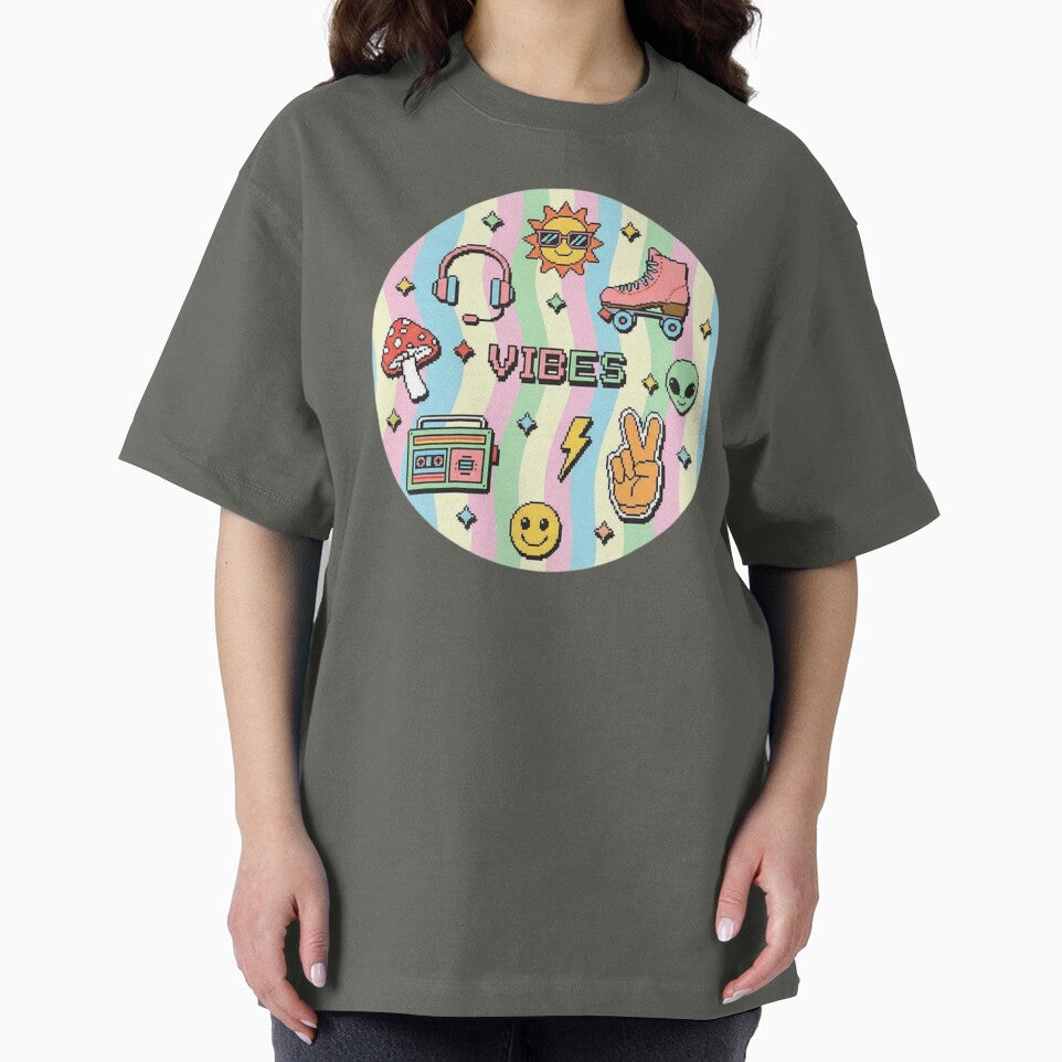 Retro Pixel Vibes – Cute 8-Bit Aesthetic Art by anandsiva2703 T-Shirts, Hoodie, Sweatshirt | BlankRebels.com (Image 2)