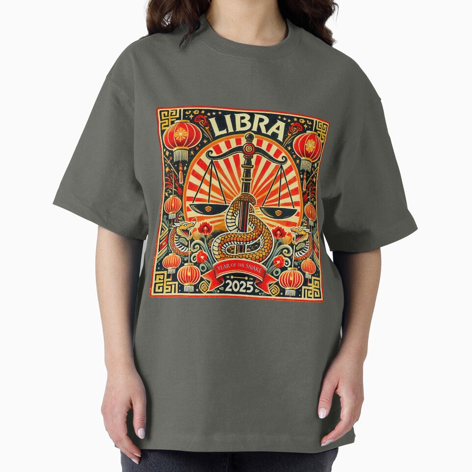 Libra Retro Chinese New Year Design by Sototos® ⭐⭐⭐⭐⭐ T-Shirts, Hoodie, Sweatshirt | BlankRebels.com (Image 2)