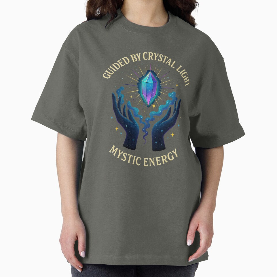 Guided by Crystal Light – Mystical Crystal Design by IsyLaneDesign T-Shirts, Hoodie, Sweatshirt | BlankRebels.com (Image 2)