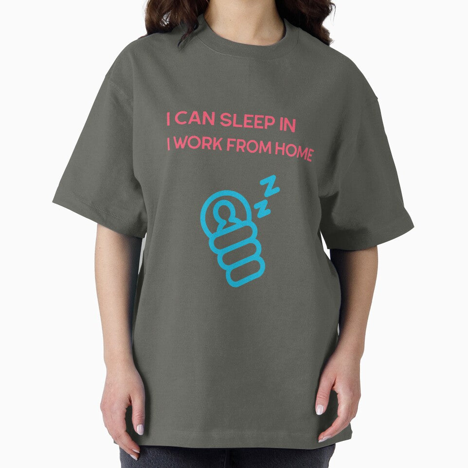 Sleep Late Work From Home by HappyFunnyTees T-Shirts, Hoodie, Sweatshirt | BlankRebels.com (Image 2)
