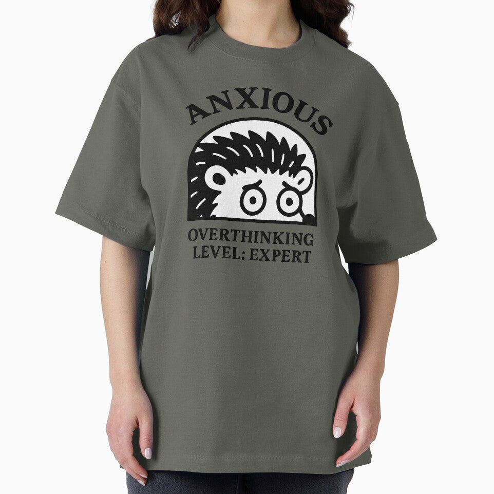 Introvert Club  – Anxious, Overthinking Level: Expert by livein105 T-Shirts, Hoodie, Sweatshirt | BlankRebels.com (Image 2)
