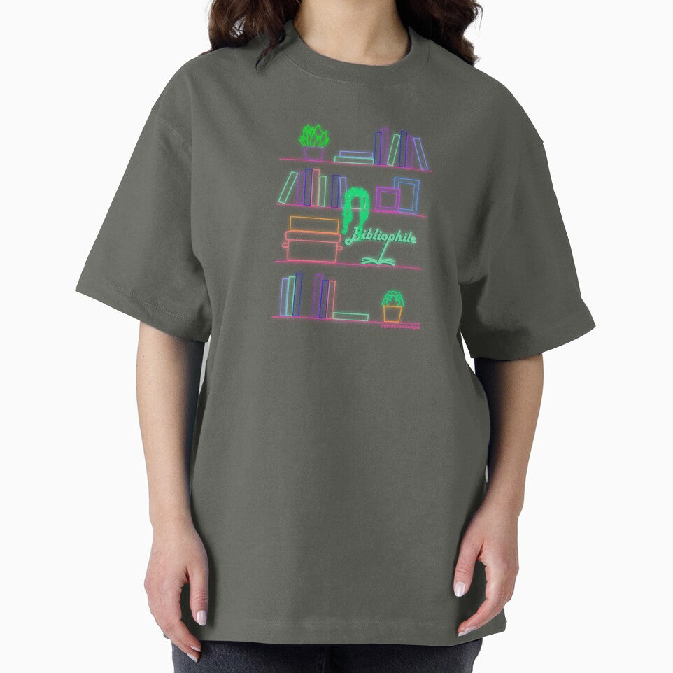 Bibliophile - Neon by NimisNest T-Shirts, Hoodie, Sweatshirt | BlankRebels.com (Image 2)