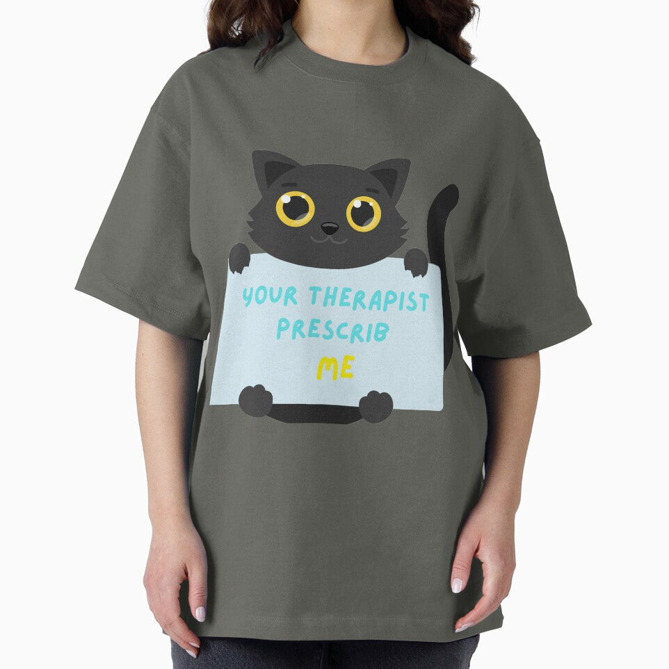 The Cat Your Therapist Prescribed by soukipsy T-Shirts, Hoodie, Sweatshirt | BlankRebels.com (Image 2)