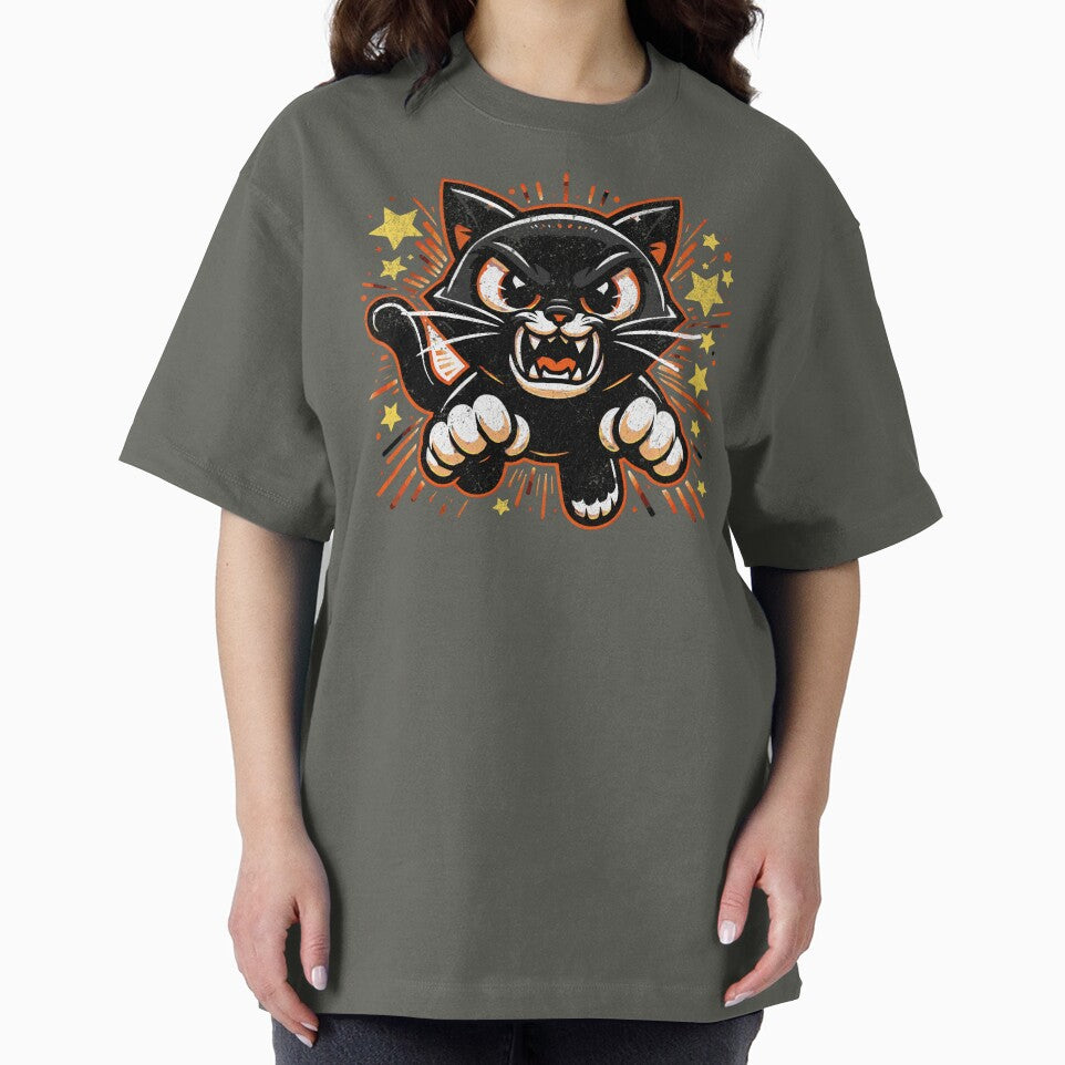 Halloween Psycho Black Cat by Wander X Design T-Shirts, Hoodie, Sweatshirt | BlankRebels.com (Image 2)
