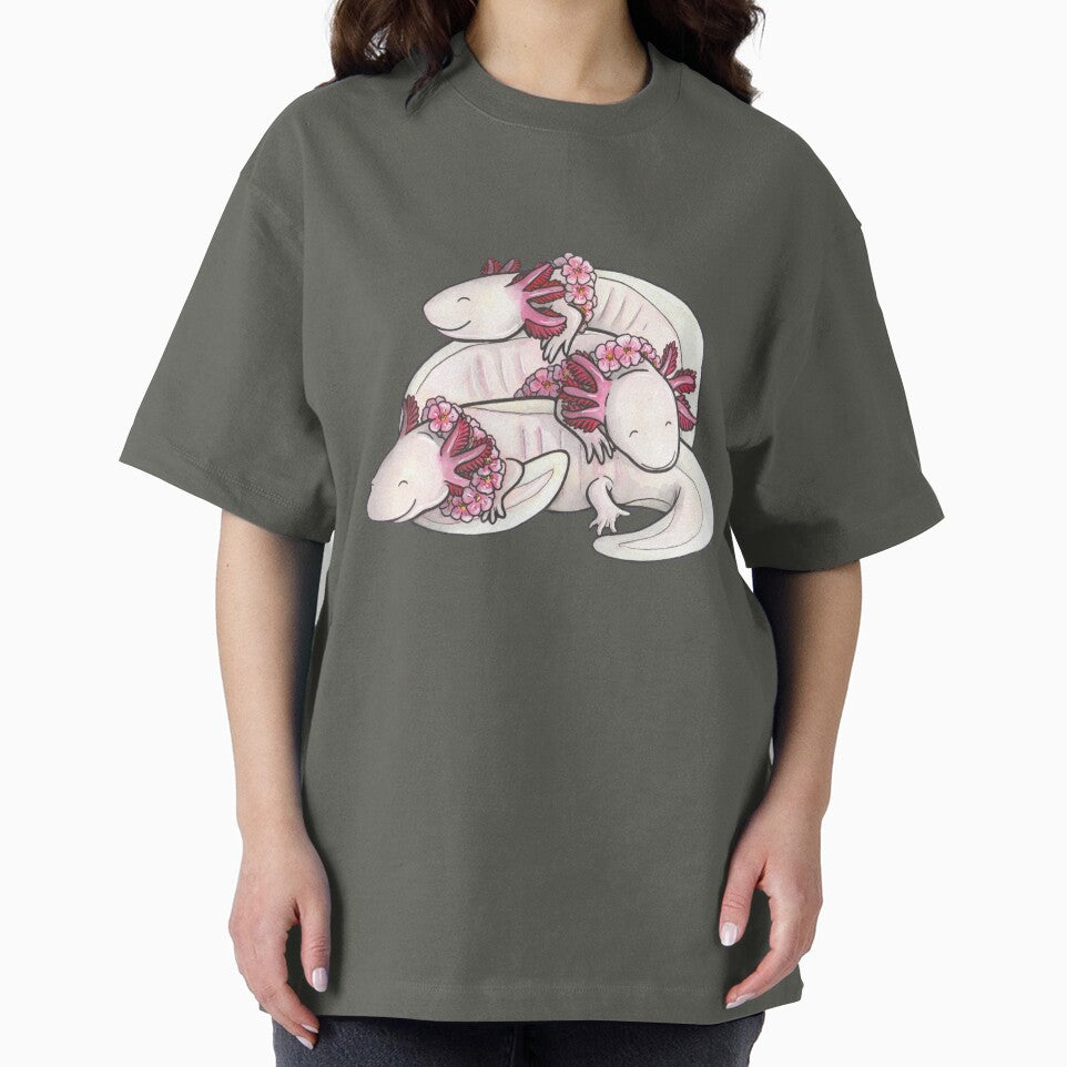 Sleeping pile of axolotls by animalartbyjess T-Shirts, Hoodie, Sweatshirt | BlankRebels.com (Image 2)