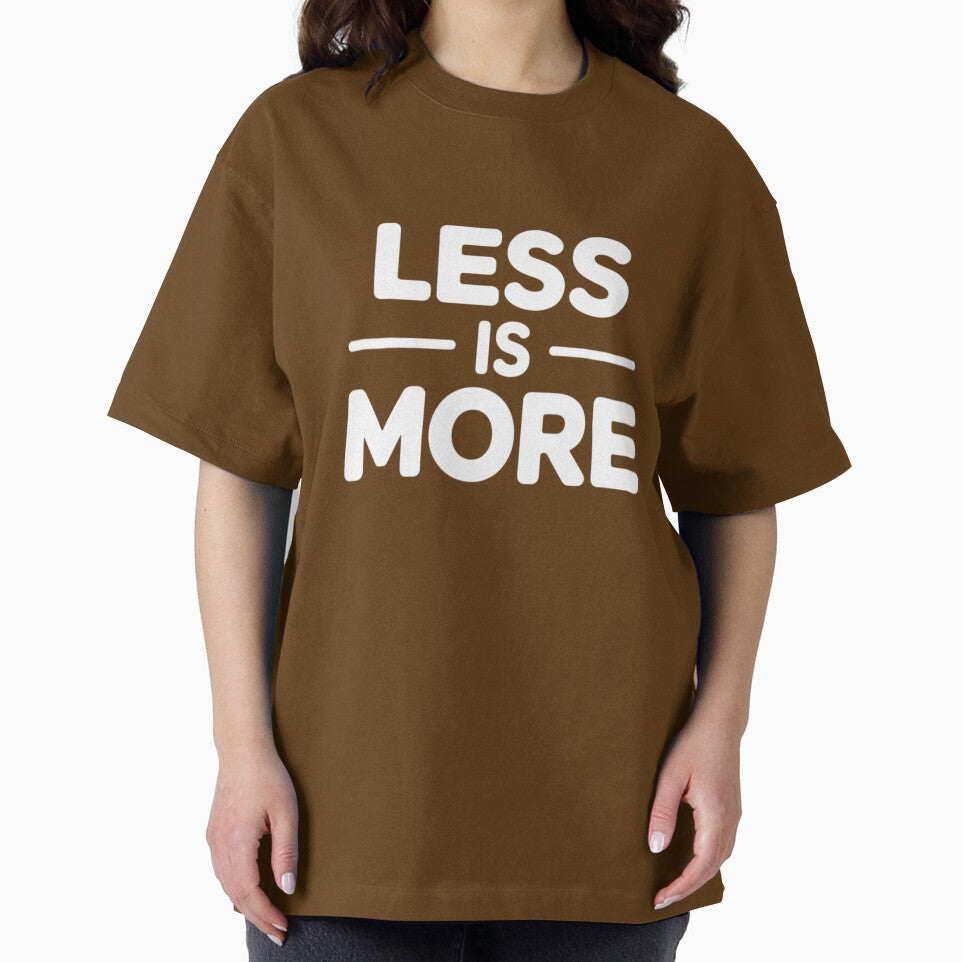 Less Is More Minimal Typography Design by Saurabh86 T-Shirts, Hoodie, Sweatshirt | BlankRebels.com (Image 2)