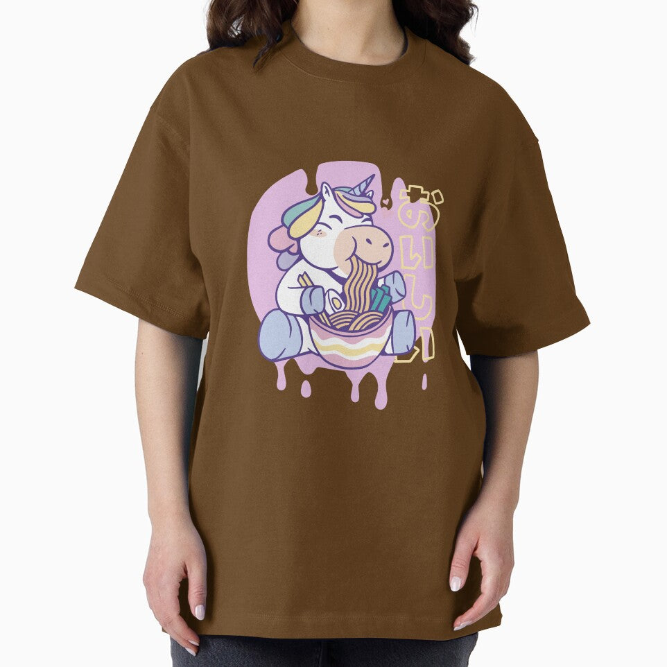 Funny kawaii unicorn with ramen noodles by Ecmoprints T-Shirts, Hoodie, Sweatshirt | BlankRebels.com (Image 2)