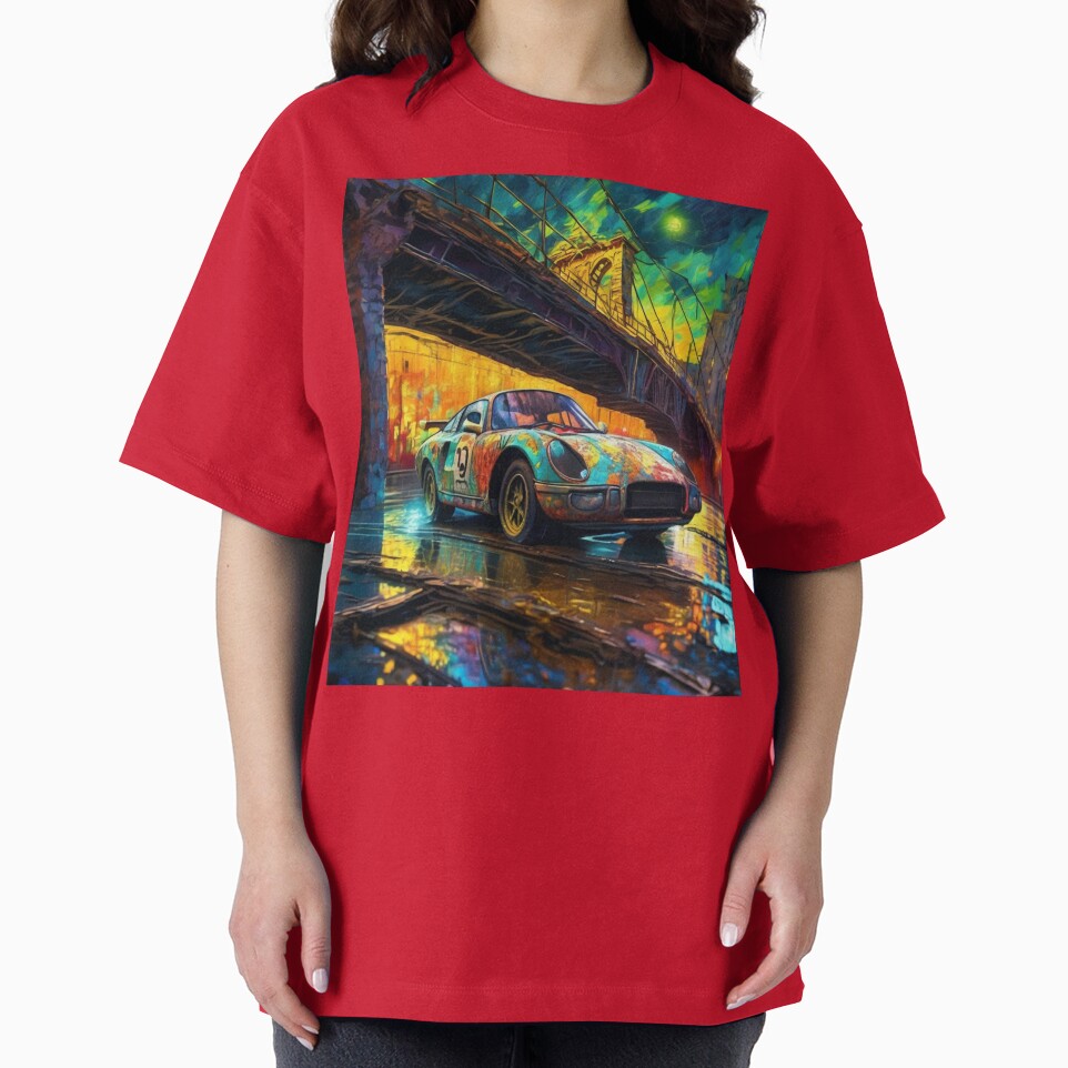 "Graffiti Rush: Racing Through the Neon Underpass" by Artisticanvas