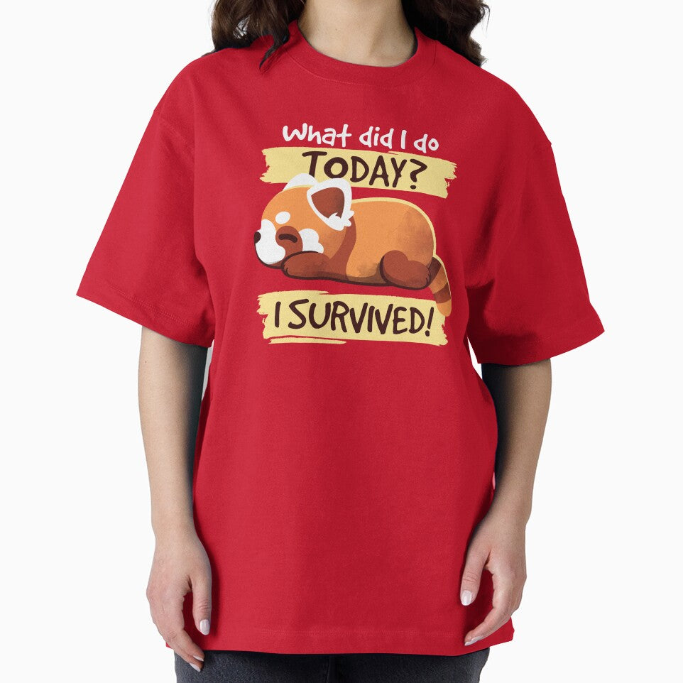 What did I do today? I survived red panda by NemiMakeit