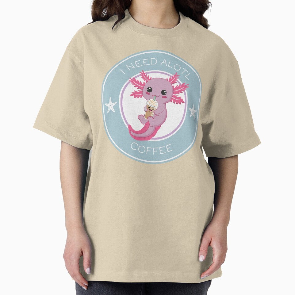 Axolotl Coffee by UtterlyCutterly T-Shirts, Hoodie, Sweatshirt | BlankRebels.com (Image 2)