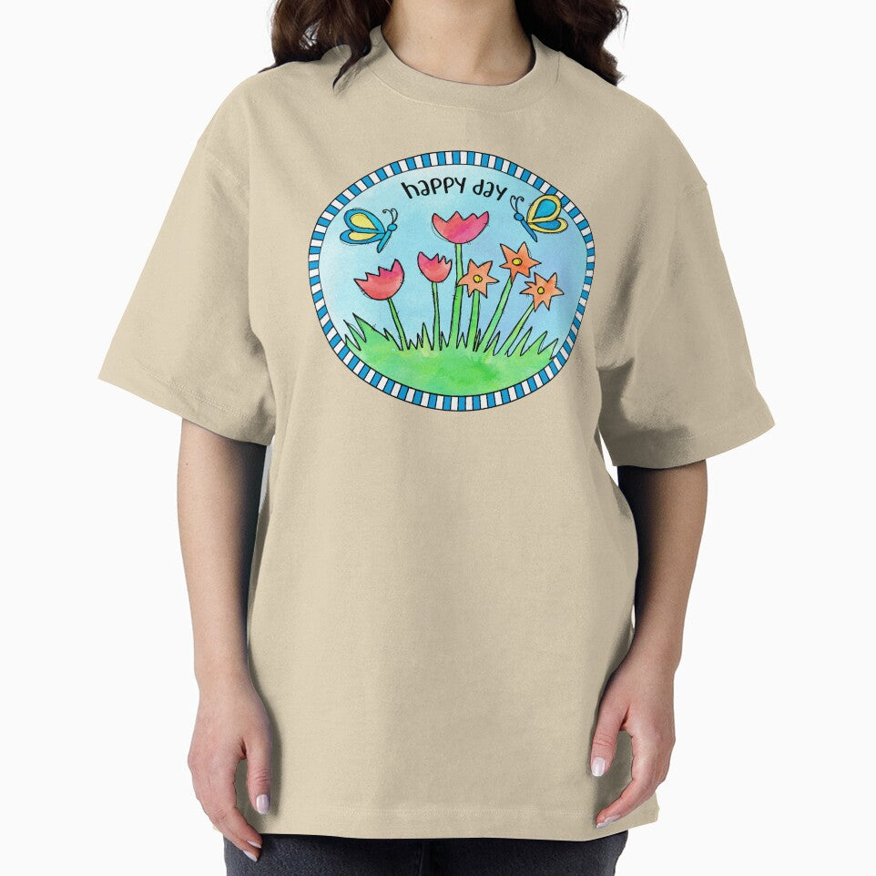Happy Day Summer Watercolor Design by creative321 T-Shirts, Hoodie, Sweatshirt | BlankRebels.com (Image 2)