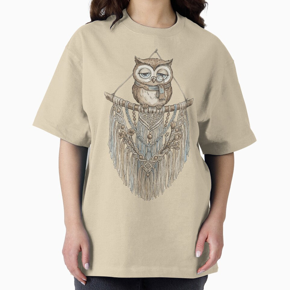 Boho Aesthetic: Macramé Owl Perch by bapupa T-Shirts, Hoodie, Sweatshirt | BlankRebels.com (Image 2)