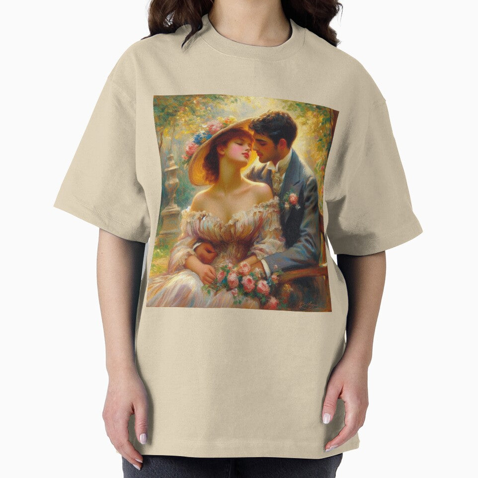 Couple in Love Renoir style painting Valentines card by ArtUnova T-Shirts, Hoodie, Sweatshirt | BlankRebels.com (Image 2)