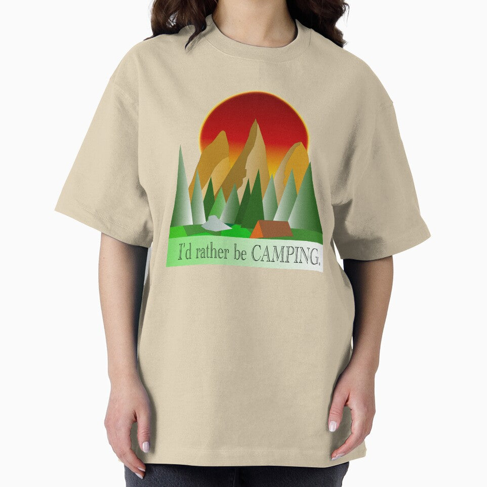 I'd Rather Be Camping by EdwardMonet T-Shirts, Hoodie, Sweatshirt | BlankRebels.com (Image 2)
