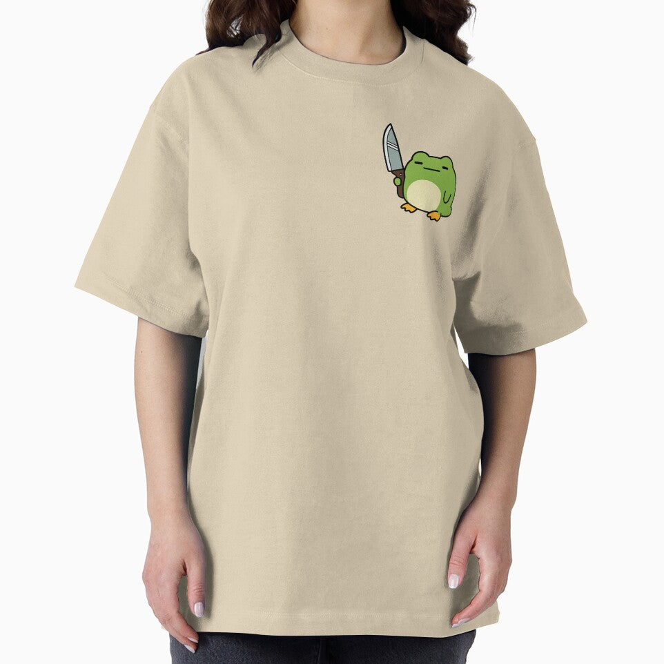 Funny Frog with Knife by Design-Illusi0n T-Shirts, Hoodie, Sweatshirt | BlankRebels.com (Image 2)