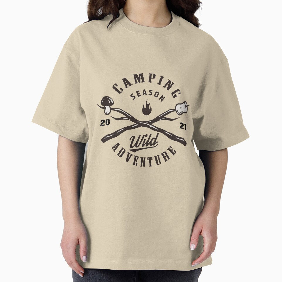 Camping Season 2021 Wild Adventure Begins T-Shirt | Hoodie | Top by MonkeyPaper