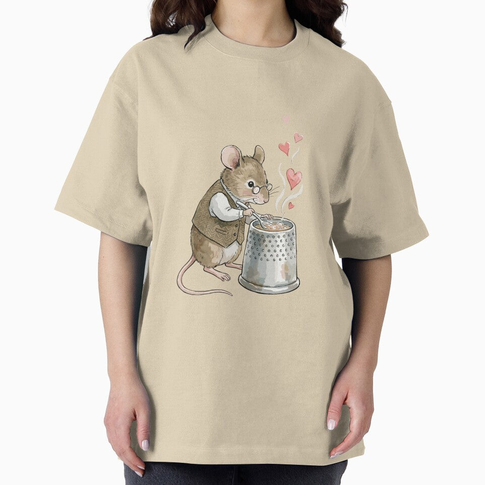 Nostalgic Cottagecore: Thimble-Cup Mouse Brewer by bapupa T-Shirts, Hoodie, Sweatshirt | BlankRebels.com (Image 2)
