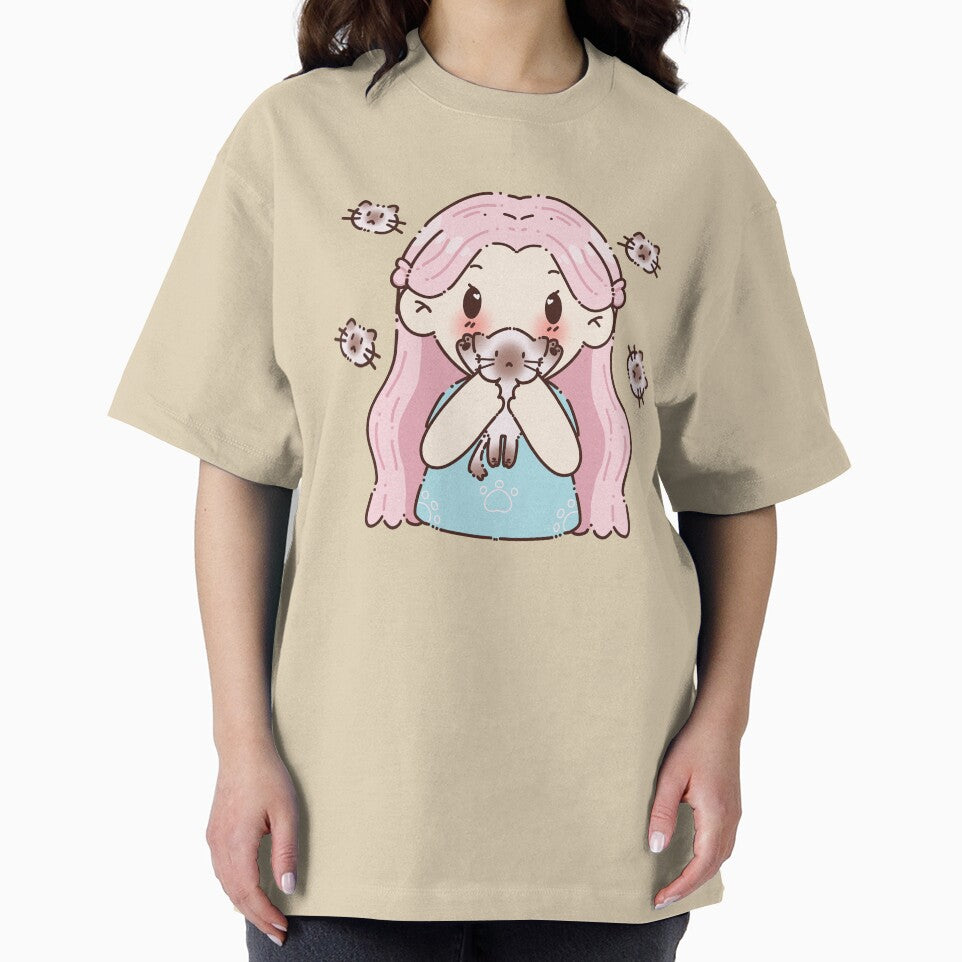 Girl Holding a Siamese Cat by Zmonz T-Shirts, Hoodie, Sweatshirt | BlankRebels.com (Image 2)