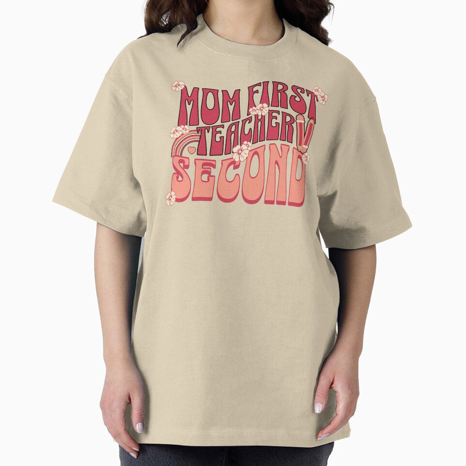 Mom First, Teacher Second Teacher Mom by DomTeesHaven T-Shirts, Hoodie, Sweatshirt | BlankRebels.com (Image 2)