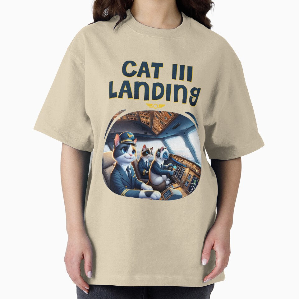 Aviation Pilot CAT III Landing Illustration by Uppercase Tees